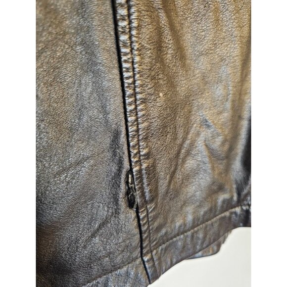 Wilson leather M. Julian biker jacket Medium black - Picture 4 of 16